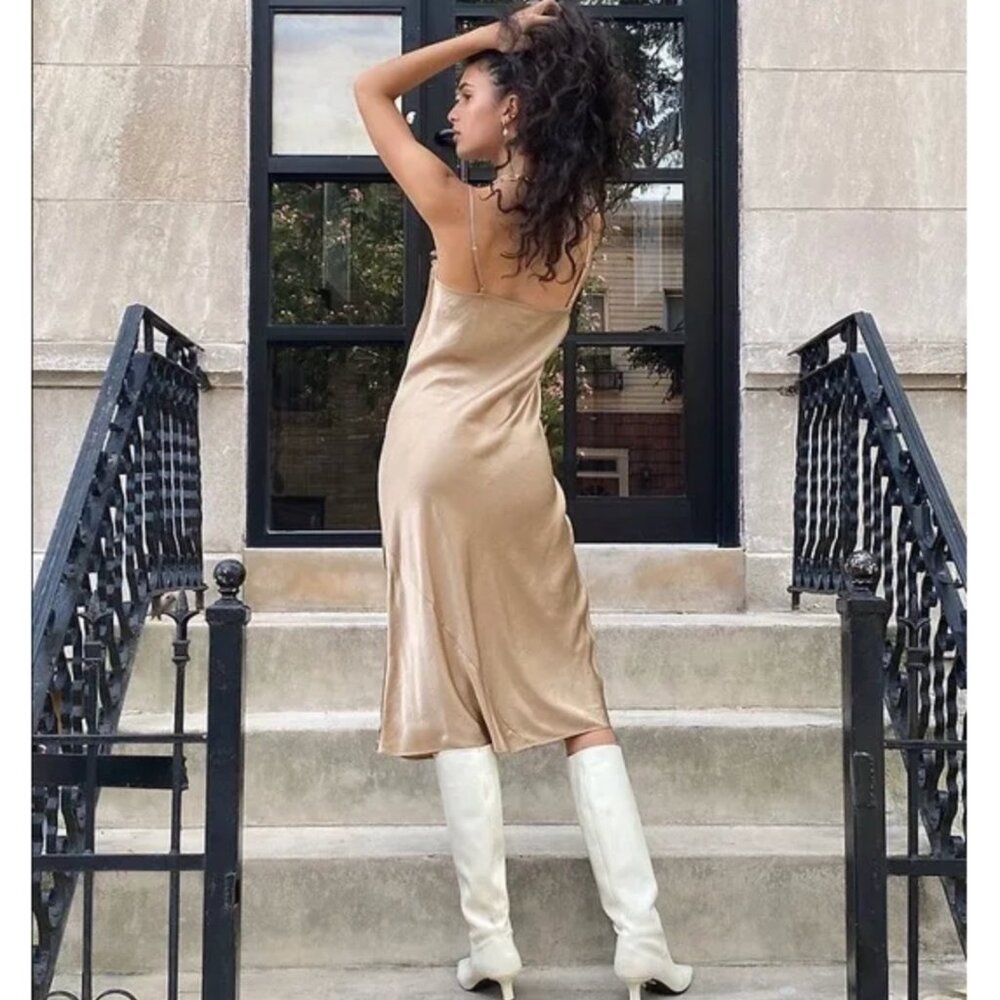 Wilfred (Aritzia) "Only Midi Slip" in Beige, size XS - Picture 2 of 6